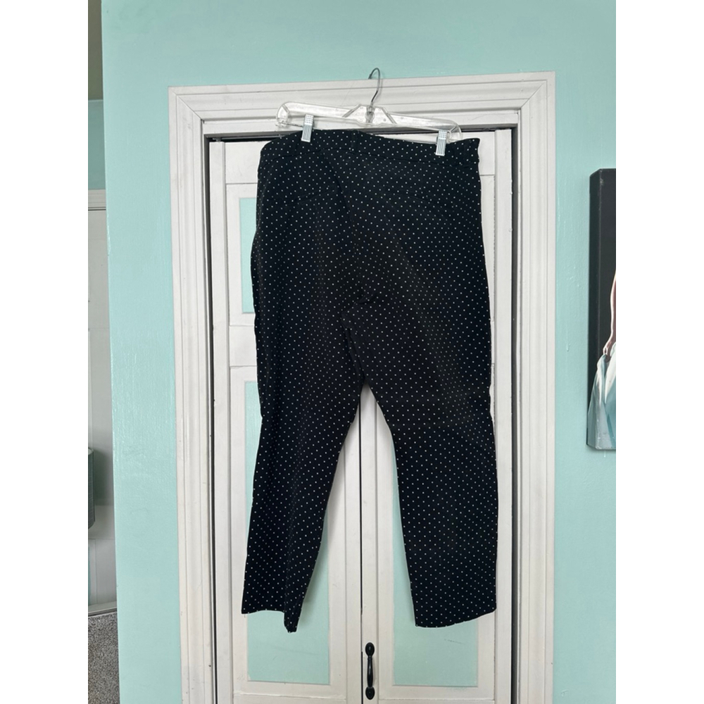 Size 18 polka dot Old Navy high waisted stretch pixie pant ankle length - Picture 3 of 7